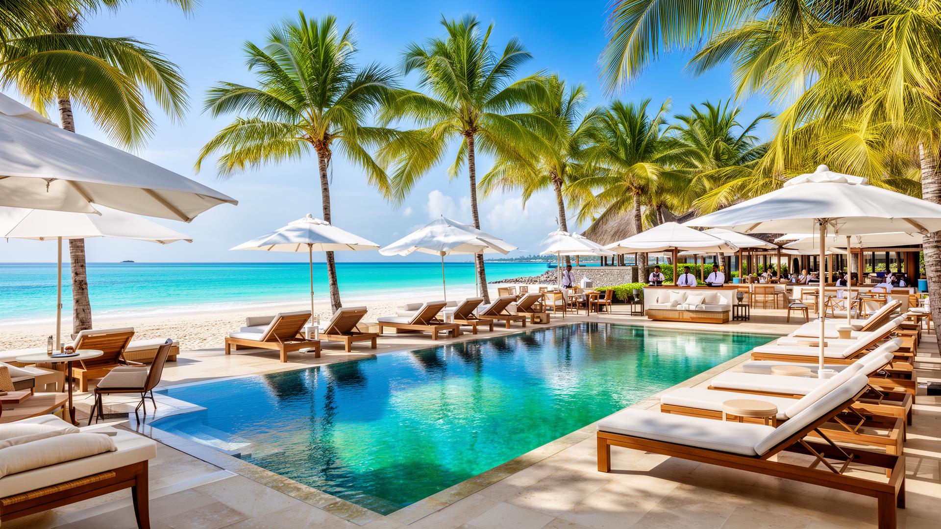 Laundry service for beach clubs