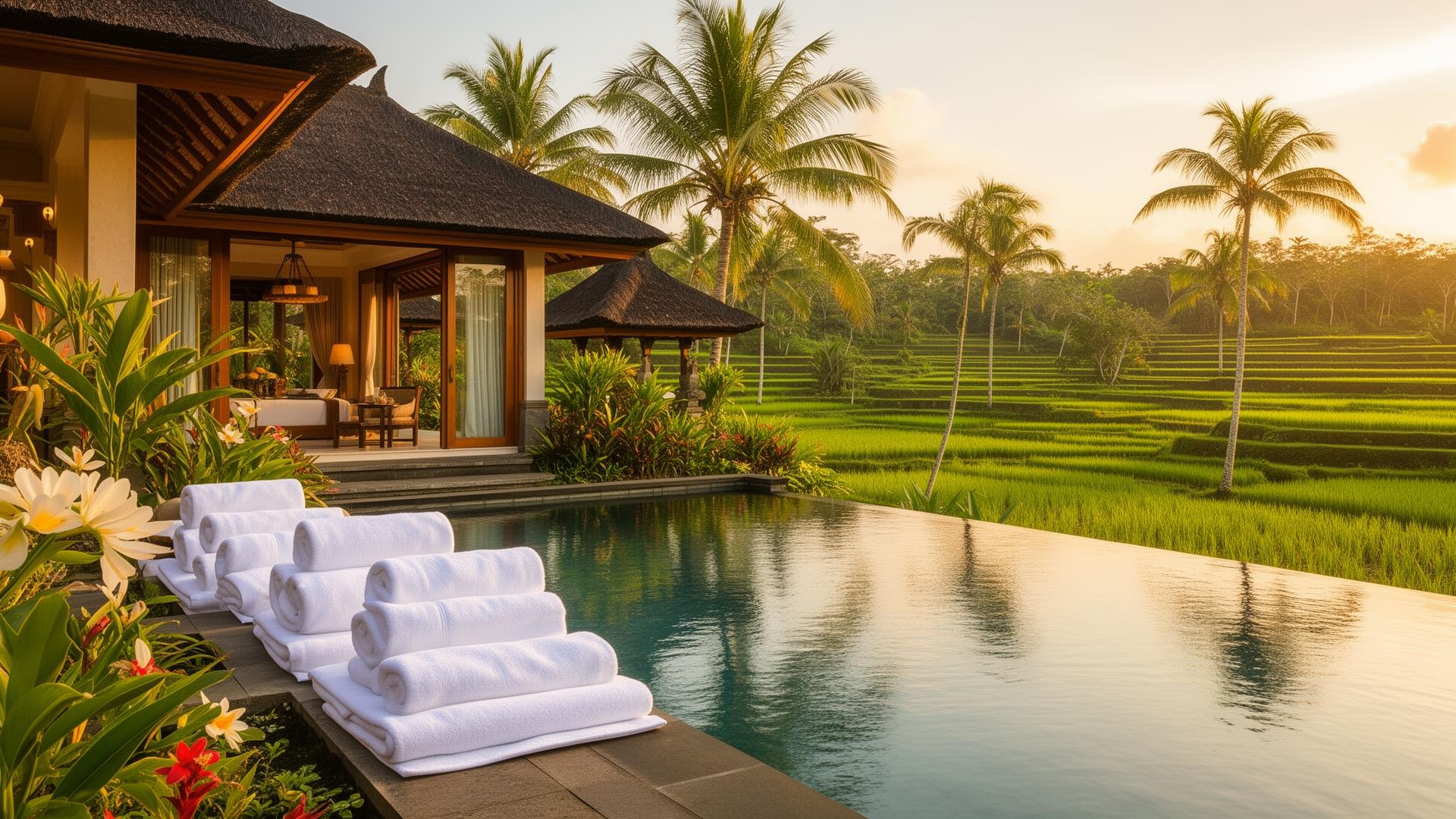 Professional laundry for hotels and villas